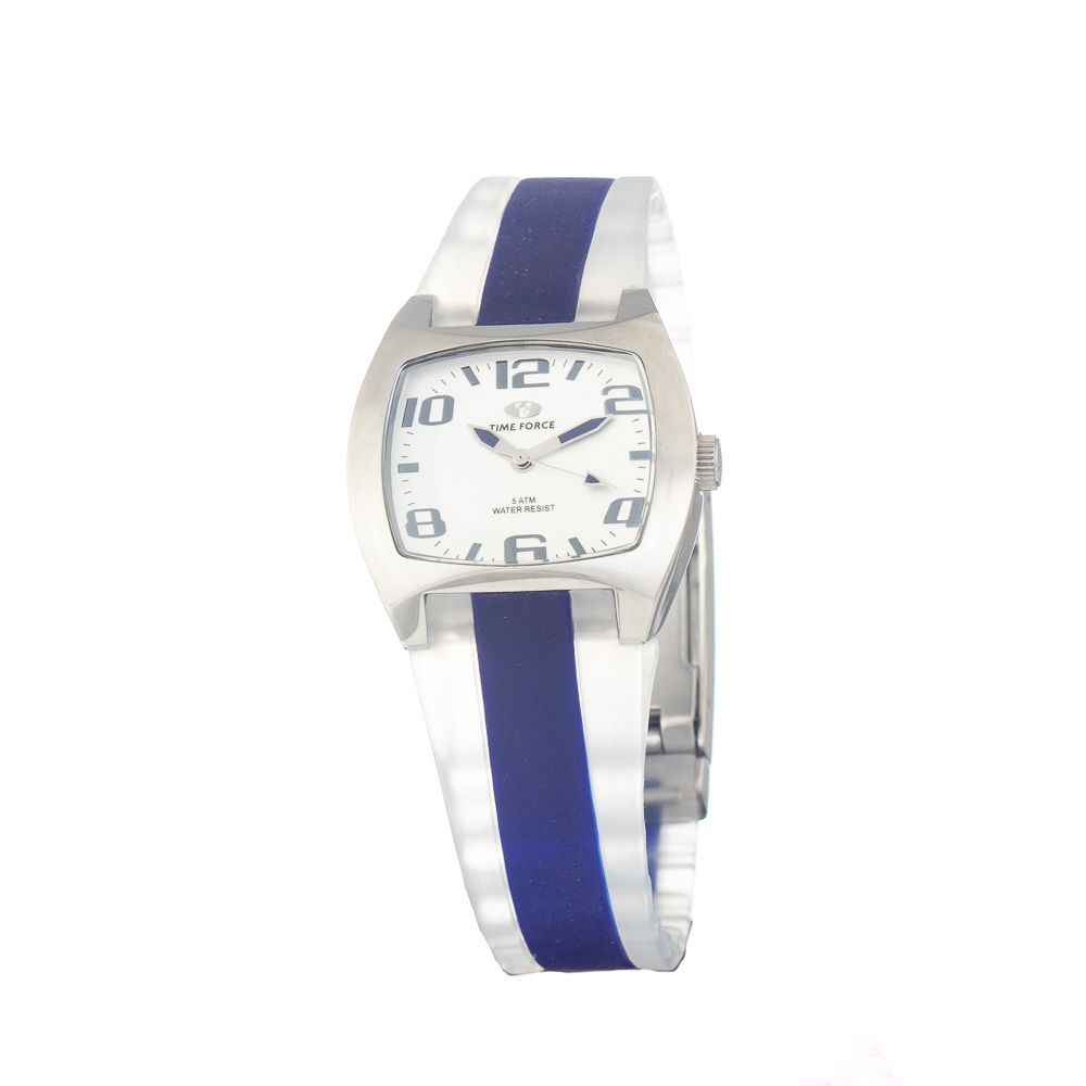 Time Force Blue Rubber Watch - Maison Cuirelle