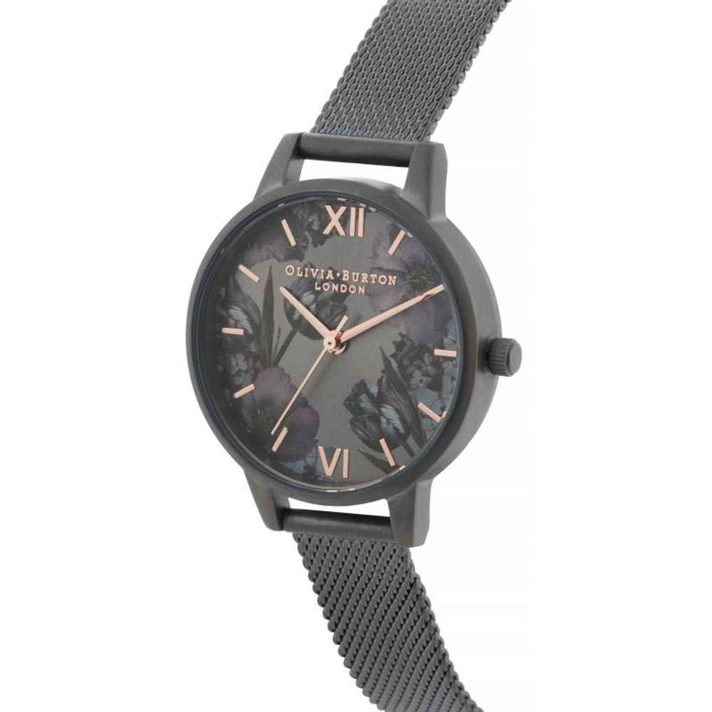 Olivia Burton Black Stainless Steel Watch - Maison Cuirelle