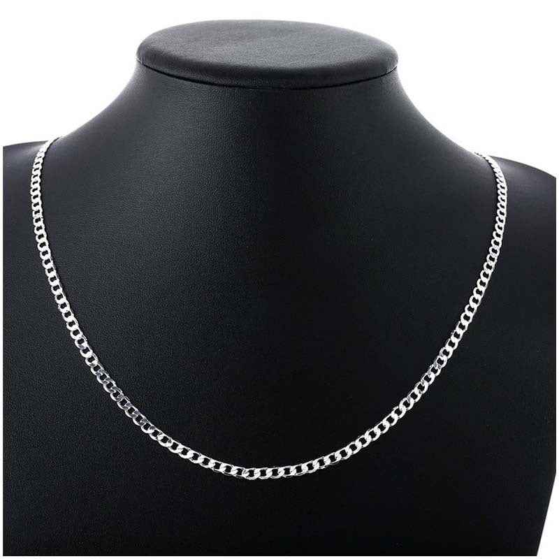 Fashionable silver jewelry necklaces