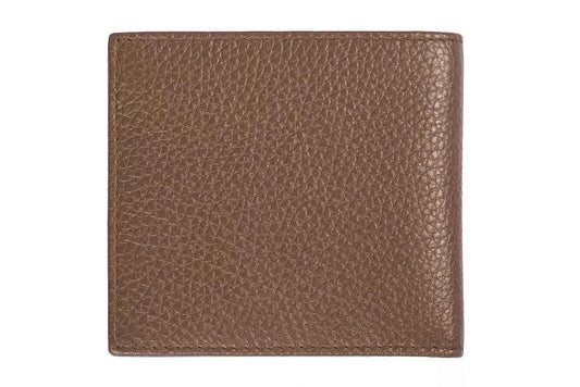 Trussardi Brown Leather Men Wallet - Maison Cuirelle