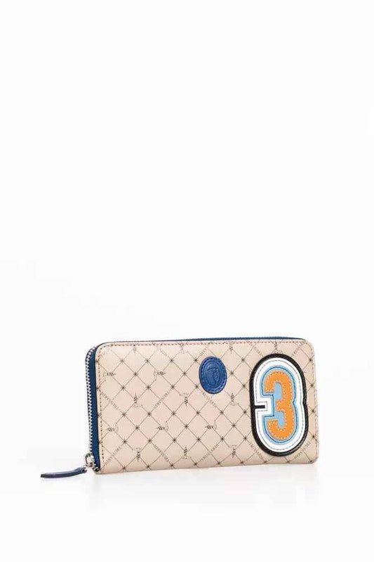 Trussardi Beige Leather Men Wallet - Maison Cuirelle