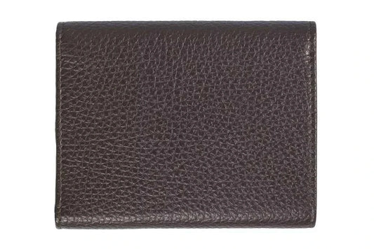 Trussardi Brown Leather Women Wallet - Maison Cuirelle