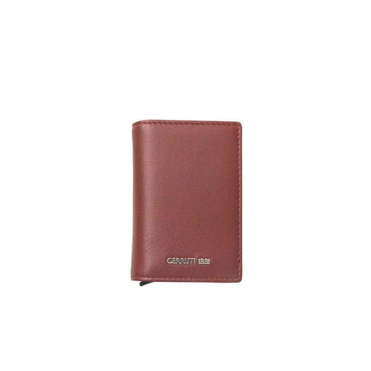 Cerruti 1881 Red Calfskin Men Wallet - Maison Cuirelle
