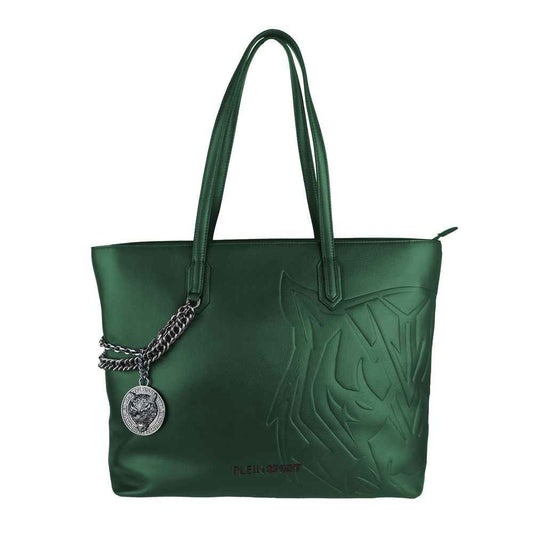 Plein Sport Green Polyethylene Women Shoulder Bag - Maison Cuirelle