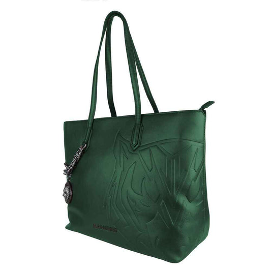 Plein Sport Green Polyethylene Women Shoulder Bag - Maison Cuirelle