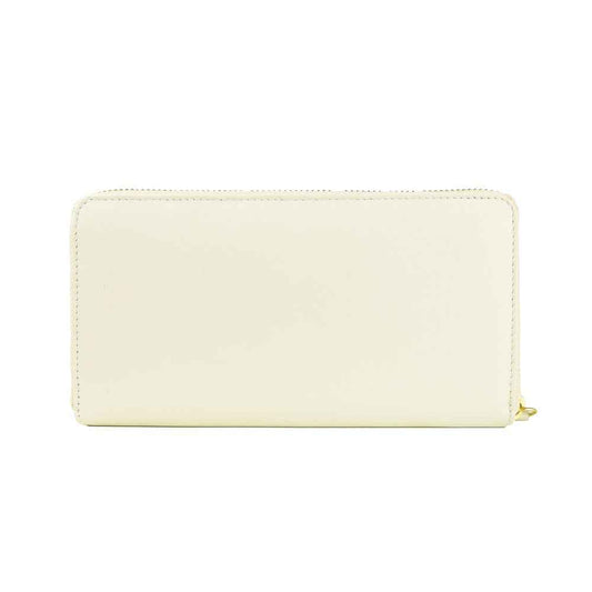 Cavalli Class White Calfskin Women Wallet - Maison Cuirelle