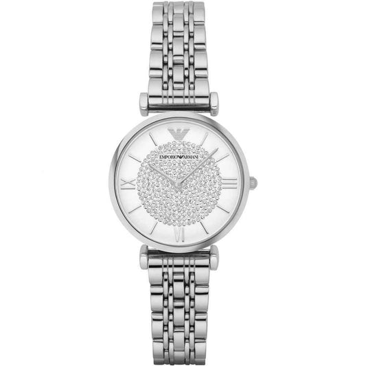 Armani Silver Stainless Steel Watch - Maison Cuirelle