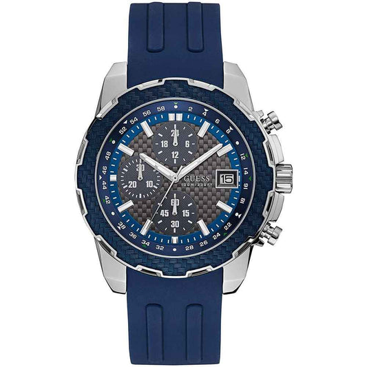 Guess Blue Rubber Watch - Maison Cuirelle