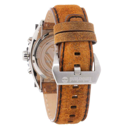 Timberland Brown Leather Watch - Maison Cuirelle
