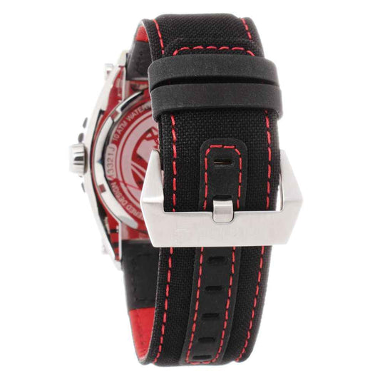 Timberland Black Leather Watch - Maison Cuirelle