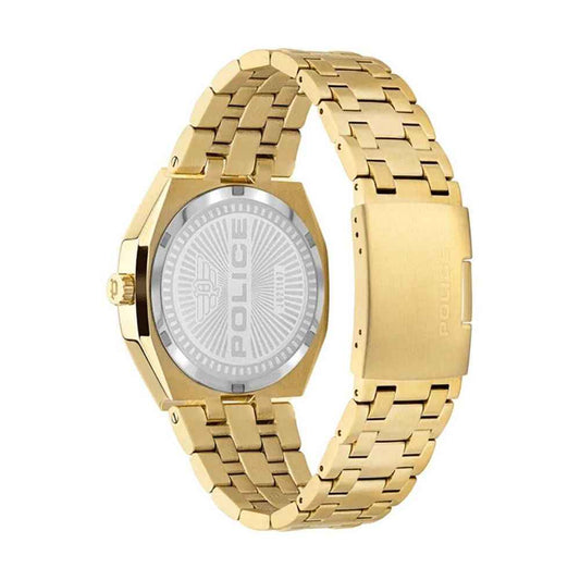 Police Gold Stainless Steel Watch - Maison Cuirelle