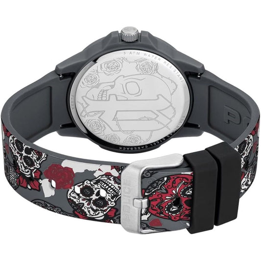 Police Gray Synthetic Watch - Maison Cuirelle