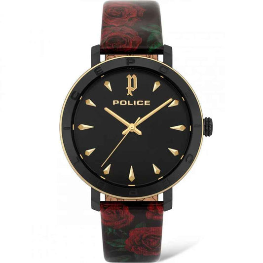 Police Red Stainless Steel Watch - Maison Cuirelle