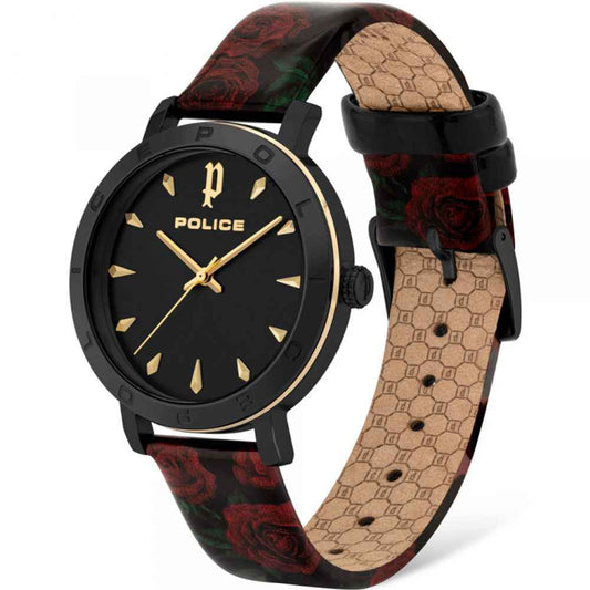 Police Red Stainless Steel Watch - Maison Cuirelle