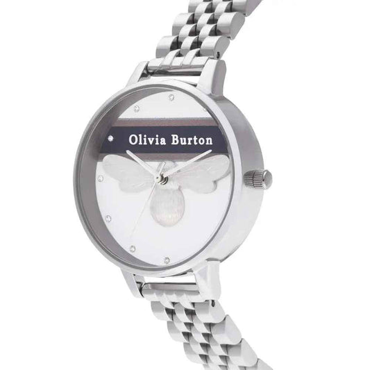 Olivia Burton Silver Stainless Steel Watch - Maison Cuirelle