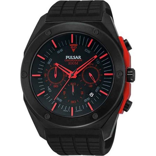 Pulsar Black Rubber Watch - Maison Cuirelle