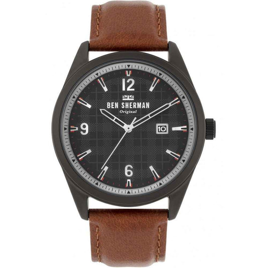 Ben Sherman Brown Leather Watch - Maison Cuirelle