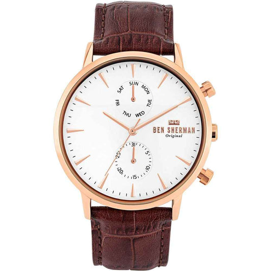 Ben Sherman Brown Leather Watch - Maison Cuirelle