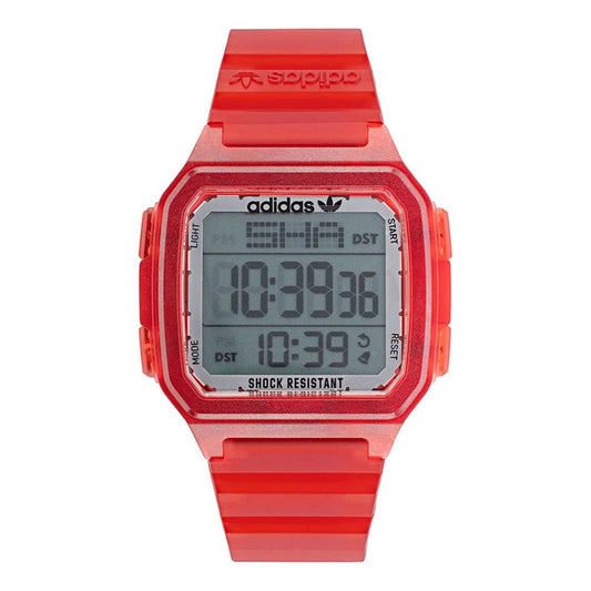 Adidas Red Resin Watch - Maison Cuirelle