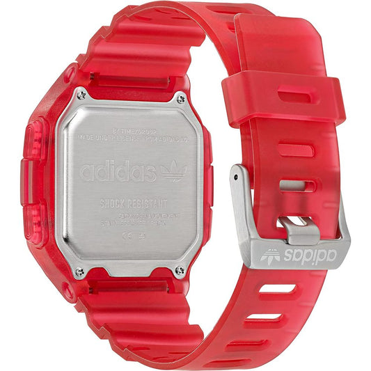 Adidas Red Resin Watch - Maison Cuirelle
