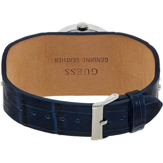 Guess Blue Leather Watch - Maison Cuirelle