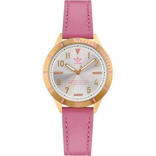 Adidas Multicolor Leather Watch - Maison Cuirelle