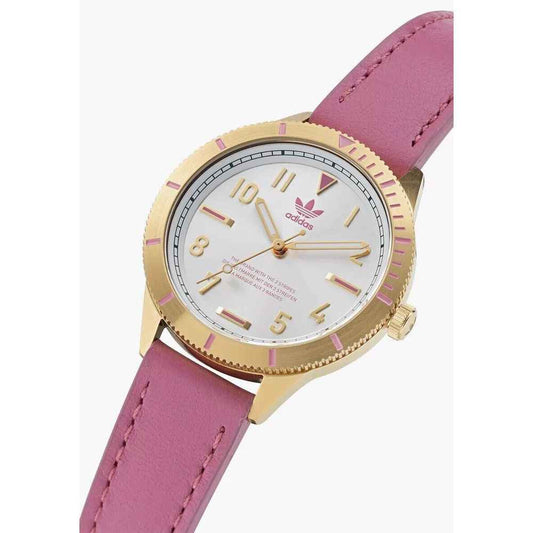 Adidas Multicolor Leather Watch - Maison Cuirelle