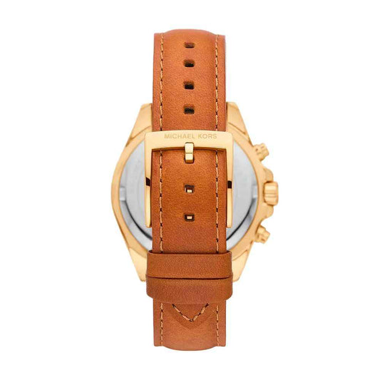 Michael Kors Brown Leather Watch - Maison Cuirelle