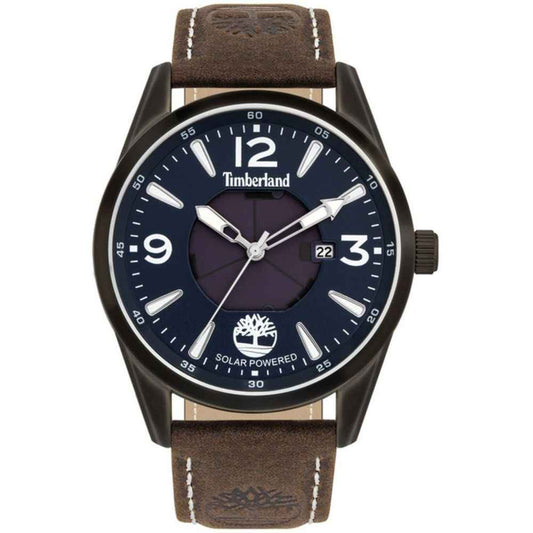 Timberland Brown Leather Watch - Maison Cuirelle