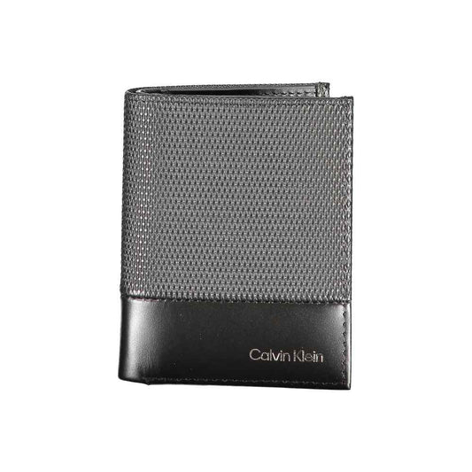 Calvin Klein Black Leather Wallet - Maison Cuirelle