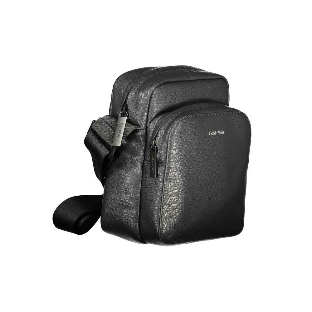 Calvin Klein Black Polyester Men Shoulder Bag