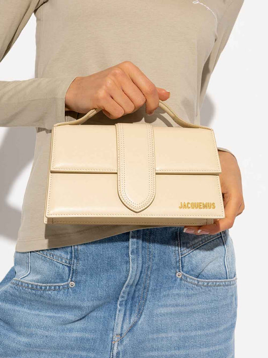 Jacquemus Le Grand Bambino Beige Bag - Maison Cuirelle