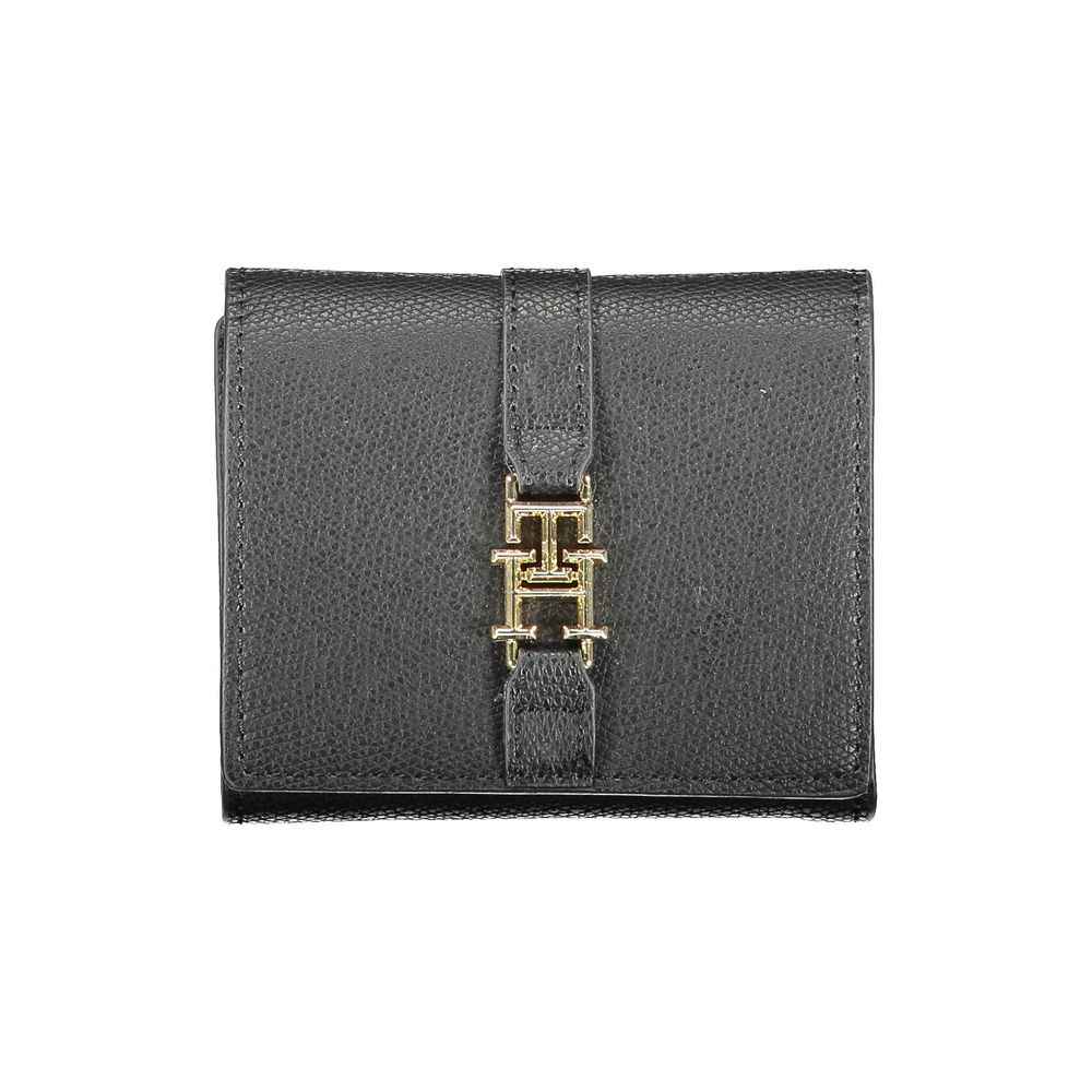 Tommy Hilfiger Black Polyethylene Wallet - Maison Cuirelle