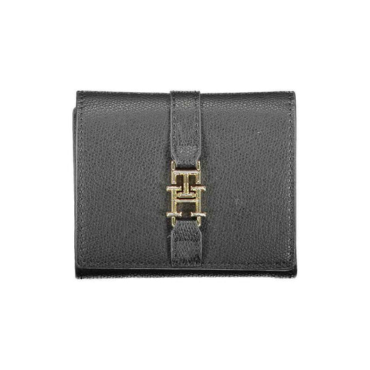Tommy Hilfiger Black Polyethylene Wallet - Maison Cuirelle