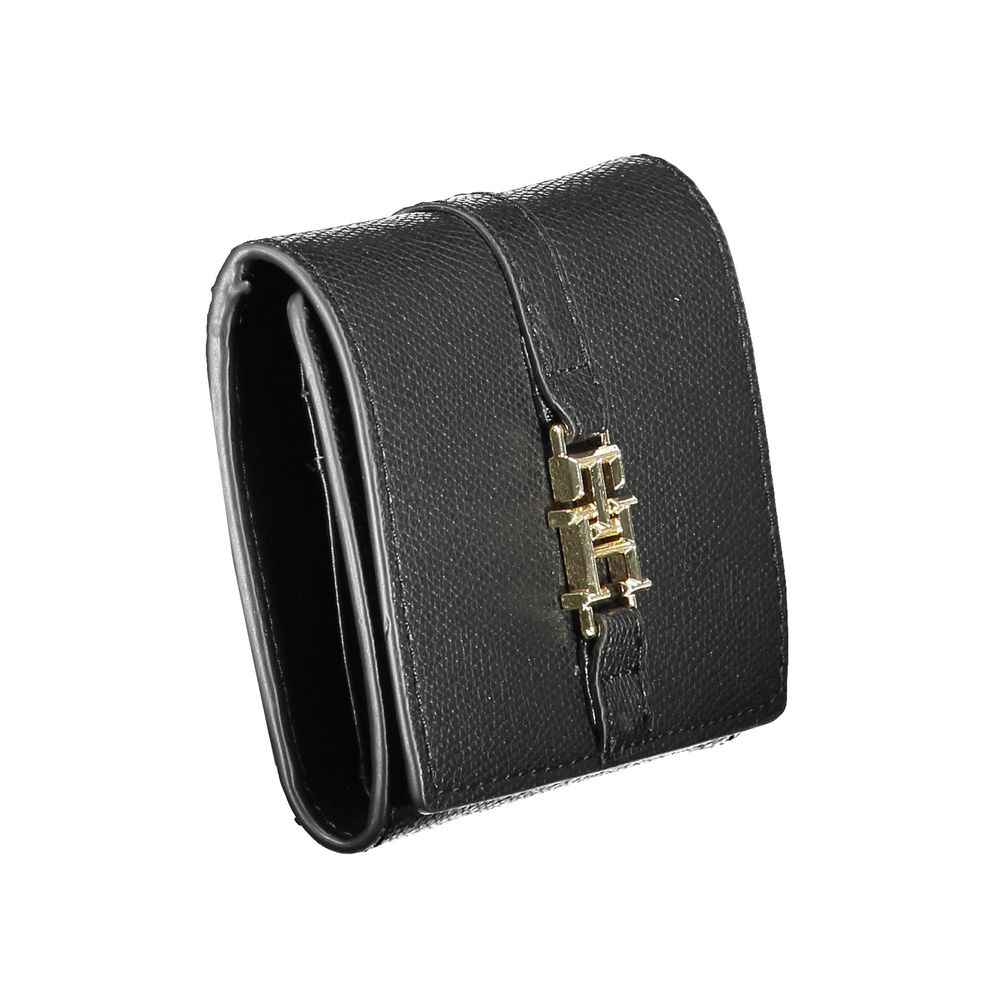 Tommy Hilfiger Black Polyethylene Wallet - Maison Cuirelle
