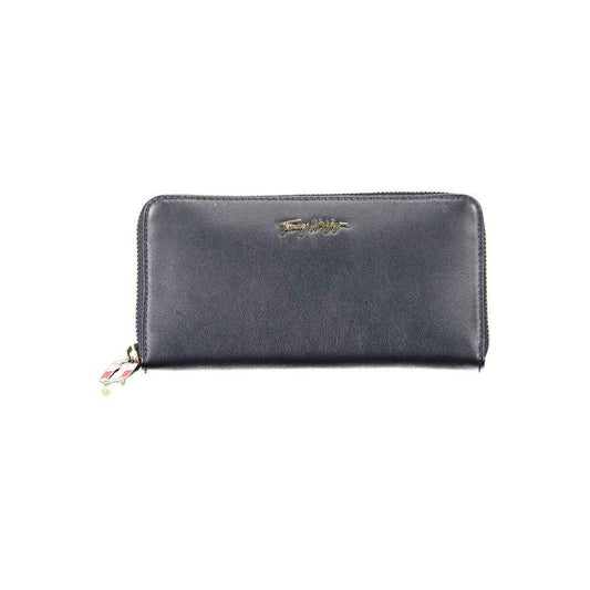 Tommy Hilfiger Blue Leather Women Wallet - Maison Cuirelle