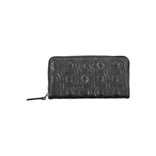 Calvin Klein Black Polyethylene Women Wallet - Maison Cuirelle