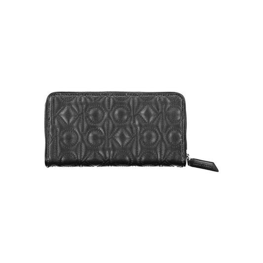 Calvin Klein Black Polyethylene Women Wallet - Maison Cuirelle