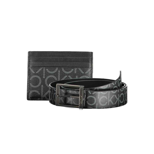 Calvin Klein Black Polyethylene Mens Wallet