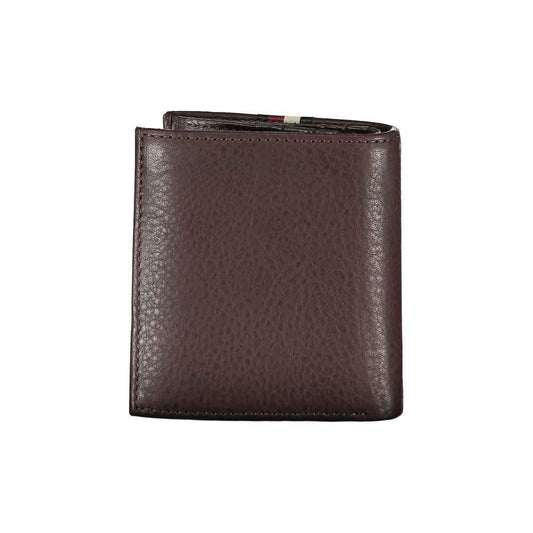 Tommy Hilfiger Brown Leather Wallet - Maison Cuirelle
