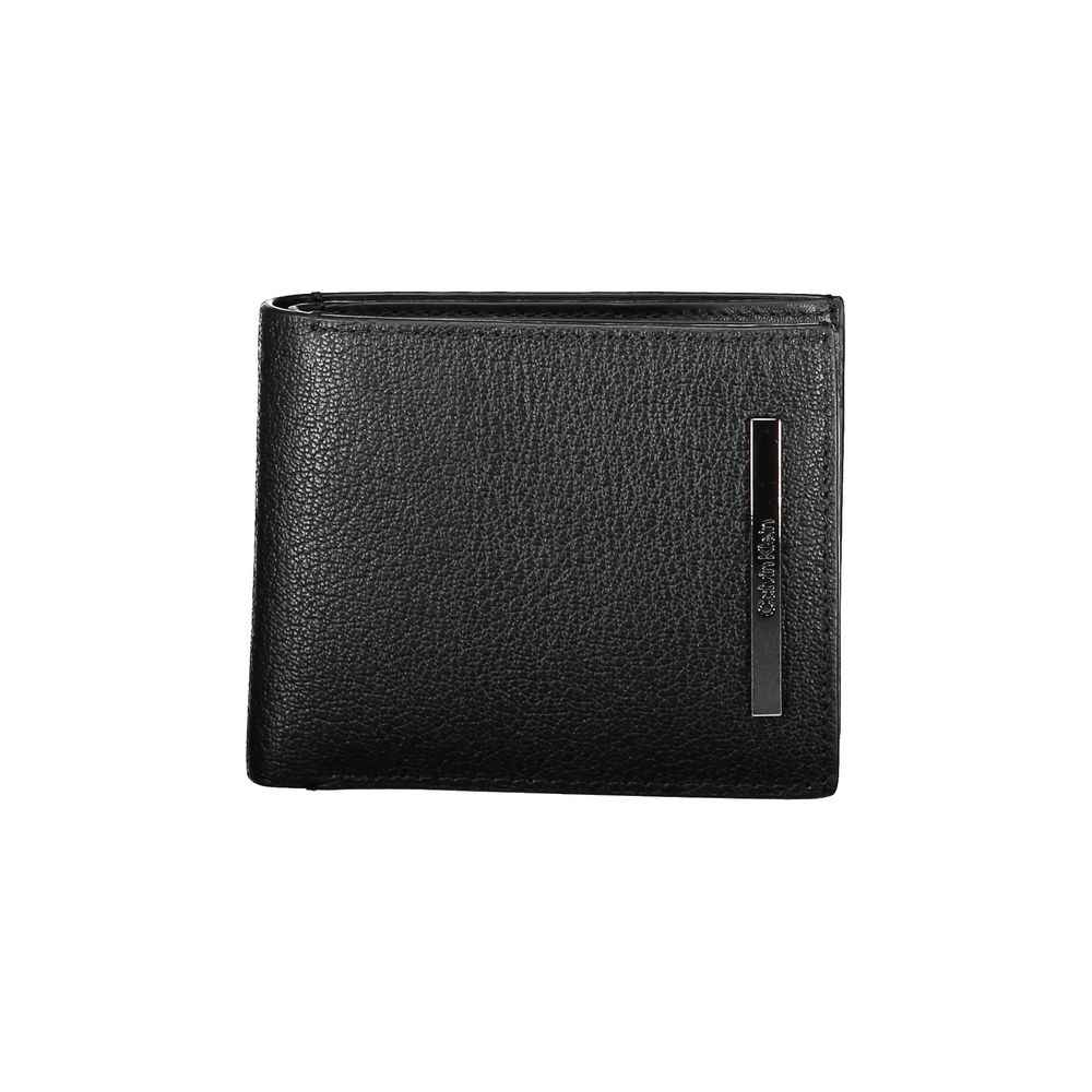 Calvin Klein Black Leather Wallet - Maison Cuirelle