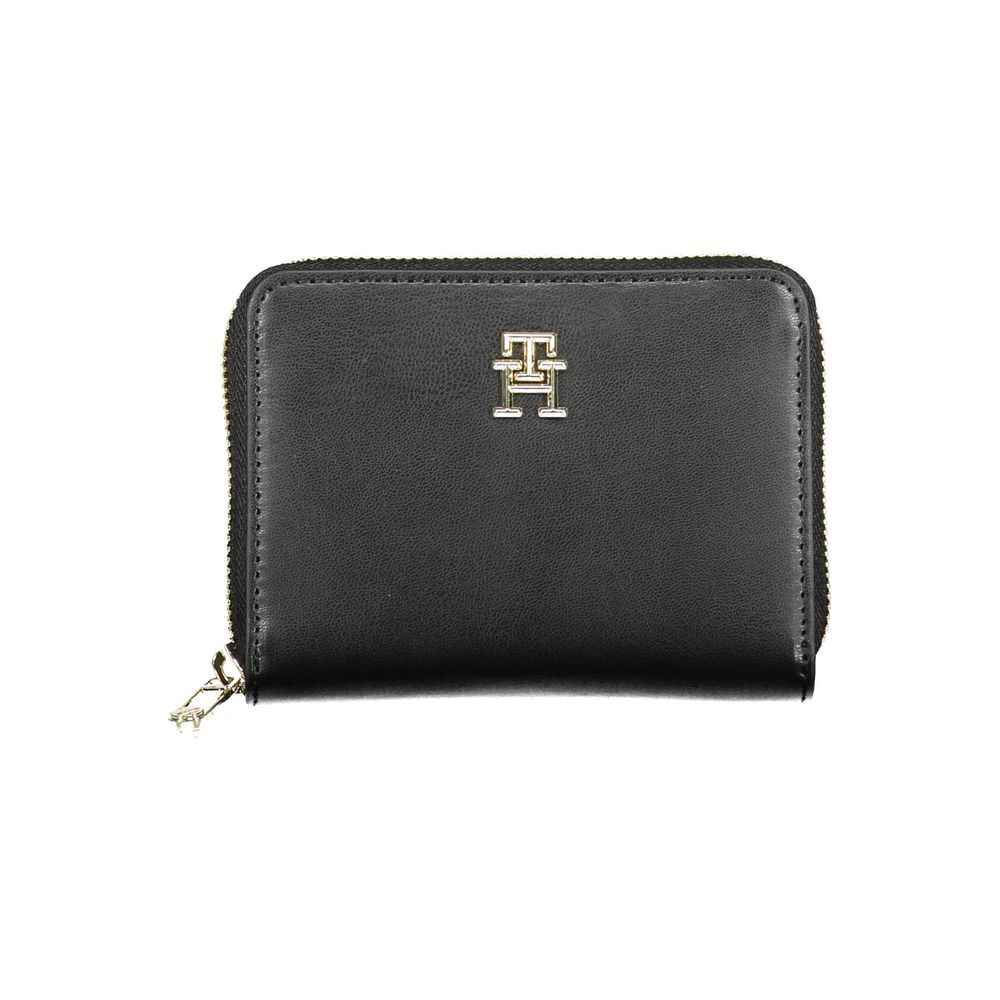 Tommy Hilfiger Black Polyethylene Wallet - Maison Cuirelle