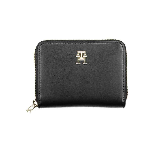 Tommy Hilfiger Black Polyethylene Wallet - Maison Cuirelle