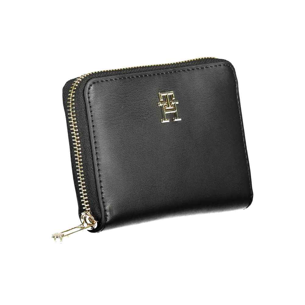 Tommy Hilfiger Black Polyethylene Wallet - Maison Cuirelle