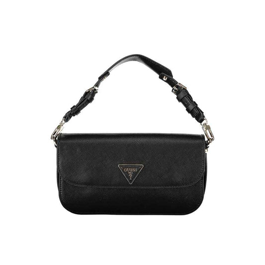 Guess Jeans Black Polyethylene Handbag - Maison Cuirelle