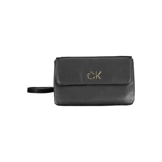 Calvin Klein Black Polyester Handbag - Maison Cuirelle