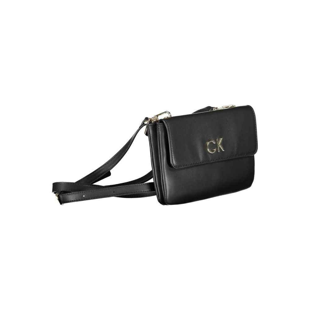 Calvin Klein Black Polyester Handbag - Maison Cuirelle