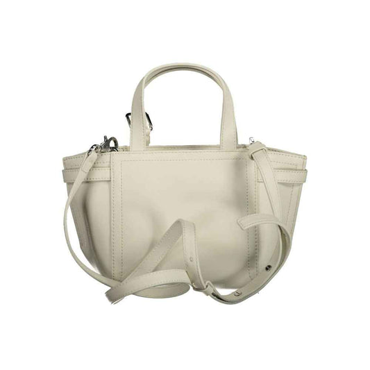 Calvin Klein White Polyester Handbag - Maison Cuirelle