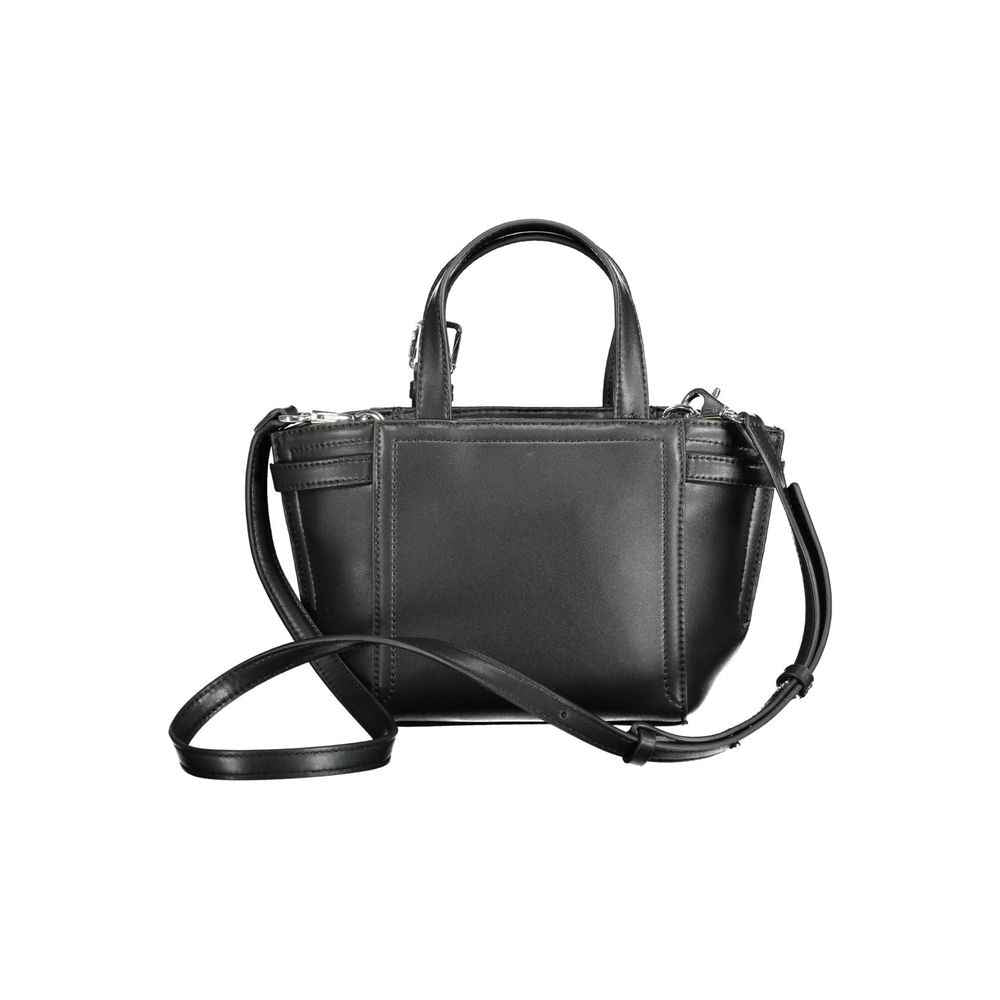 Calvin Klein Black Polyester Handbag - Maison Cuirelle
