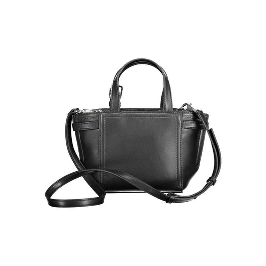 Calvin Klein Black Polyester Handbag - Maison Cuirelle